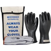 Ensemble de gants en caoutchouc pour l'&eacute;lectricit&eacute; de classe 00, 8, 11" lo, 20 cal/cm², NFPA 70E FMT Sales Ltd