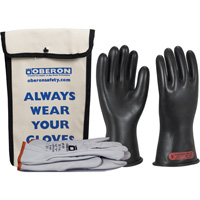 Ensemble de gants en caoutchouc pour l'&eacute;lectricit&eacute; de classe 0, 8, 11" lo, 20 cal/cm², NFPA 70E FMT Sales Ltd