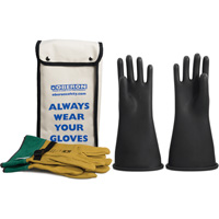 Ensemble de gants en caoutchouc pour l'&eacute;lectricit&eacute; de classe 2, 9, 14" lo, 37 cal/cm², NFPA 70E FMT Sales Ltd