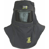 Cagoule de protection contre l'arc &eacute;lectrique TCG, Noir, 40 cal/cm², ANSI Z87.1/ASTM F1506/ASTM F1959/ASTM F2178/R&eacute;pond ou surpasse la norme CSA Z462/NFPA 70E, 4 Arc &eacute;lectrique EPI cat&eacute;gorie niveau FMT Sales Ltd