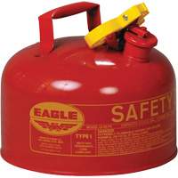 Safety Can for Flammables, Type I, Galvanized Steel, 2.5 US gal., Red, FM Approved/UL/ULC Listed FMT Sales Ltd