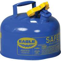 Safety Can for Kerosene, Type I, Galvanized Steel, 2.5 US gal., Blue, FM Approved/UL/ULC Listed FMT Sales Ltd