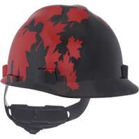 Casque sp&eacute;cialis&eacute; V-Gard, Suspension Rochet, Noir/Rouge FMT Sales Ltd