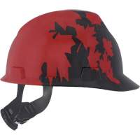 Casque sp&eacute;cialis&eacute; V-Gard, Suspension Rochet, Noir/Rouge FMT Sales Ltd
