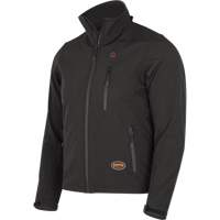 Heated Soft-Shell Jacket, Men's, Small, Black FMT Sales Ltd