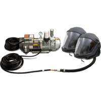 Syst&egrave;me de casque et de protection respiratoire &agrave; adduction d'air DEFENDER pour 2 travailleur FMT Sales Ltd