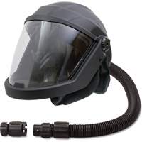 Masque respiratoire &agrave; adduction d'air et casque avec valve anti-refoulement DEFENDER, Universel, Pi&egrave;ce faciale FMT Sales Ltd