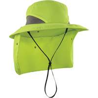 Chapeau de garde forestier 8934 Chill-Its avec prot&egrave;ge-nuque, petit/moyen, Lime haute visibilit&eacute; FMT Sales Ltd