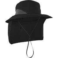 Chapeau de garde forestier 8934 Chill-Its avec prot&egrave;ge-nuque, petit/moyen, Noir FMT Sales Ltd