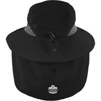 Chapeau de garde forestier 8934 Chill-Its avec prot&egrave;ge-nuque, petit/moyen, Noir FMT Sales Ltd