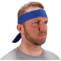 Bandeau de refroidissement Chill-Its 6702 avec polym&egrave;res int&eacute;gr&eacute;s et fermeture &agrave; nouer, Bleu FMT Sales Ltd