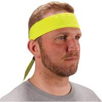 Bandeau de refroidissement Chill-Its 6702 avec polym&egrave;res int&eacute;gr&eacute;s et fermeture &agrave; nouer, Jaune lime haute visibilit&eacute; FMT Sales Ltd