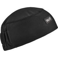 Calotte haute performance avec bandeau en &eacute;pong&eacute; Chill-Its 6630, Noir FMT Sales Ltd