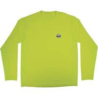 Chemise de refroidissement &agrave; manches longues avec protection solaire et UV Chill-Its 6689, Jaune lime haute visibilit&eacute;, Petit FMT Sales Ltd