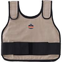 Chill-Its 6230 Standard Phase Change Cooling Vest with Rechargeable Packs, Small/Medium, Khaki FMT Sales Ltd