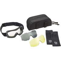 X1000 Ballistic Protection Goggles Kit, Amber/Clear Lens, Anti-Fog/Anti-Scratch, Direct Vent FMT Sales Ltd