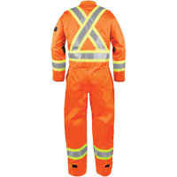 High-Visibility Fire-Resistant Coveralls, Size Small, Orange FMT Sales Ltd