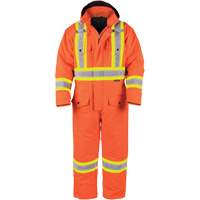 High-Visibility Lined Canvas Overalls, Small, High Visibility Orange FMT Sales Ltd