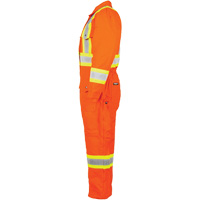 High-Visibility Lined Canvas Overalls, Small, High Visibility Orange FMT Sales Ltd