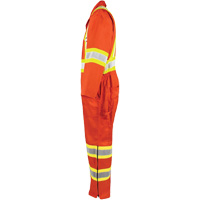 High-Visibility Unlined Coveralls, Small, High Visibility Orange FMT Sales Ltd