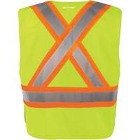 High-Visibility 5-Point Tear Away Vest, High Visibility Orange, Medium/Small, Polyester FMT Sales Ltd