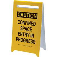 Panneau de sol “Caution Confined Space Entry In Progress”, Anglais FMT Sales Ltd