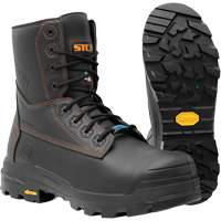 Bottes de travail Metpro Flex avec protecteur m&eacute;tatarsien, Cuir, Taille 4, Imperm&eacute;able FMT Sales Ltd