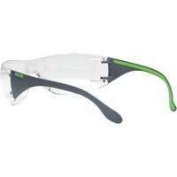 Lunettes de s&eacute;curit&eacute; gris/vert Adapt Lite, Lentille Transparent, Antibu&eacute;e/Anti-&eacute;gratignures, ANSI Z87+/R&eacute;pond ou surpasse la norme CSA Z94.3 FMT Sales Ltd