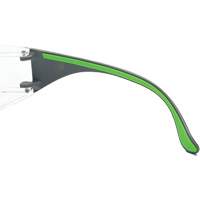 Lunettes de s&eacute;curit&eacute; gris/vert Adapt Lite, Lentille Transparent, Antibu&eacute;e/Anti-&eacute;gratignures, ANSI Z87+/R&eacute;pond ou surpasse la norme CSA Z94.3 FMT Sales Ltd