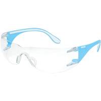 Lunettes de s&eacute;curit&eacute; bleu/blanc Adapt Lite, Lentille Transparent, Antibu&eacute;e/Anti-&eacute;gratignures, ANSI Z87+/R&eacute;pond ou surpasse la norme CSA Z94.3 FMT Sales Ltd