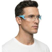Lunettes de s&eacute;curit&eacute; bleu/blanc Adapt Lite, Lentille Transparent, Antibu&eacute;e/Anti-&eacute;gratignures, ANSI Z87+/R&eacute;pond ou surpasse la norme CSA Z94.3 FMT Sales Ltd