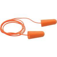 SEALTEC33 Orange Tapered PU Foam Disposable Earplugs, Corded, Bulk - Box, 33 dB NRR, One-Size FMT Sales Ltd