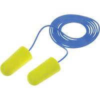 Bouchons d'oreilles n&eacute;on jaune E-A-Rsoft, Vrac - Sac en poly, Avec cordon FMT Sales Ltd