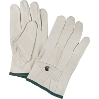 Gants de cordeur d'usage standard, Moyen, Paume Cuir fleur de vache FMT Sales Ltd