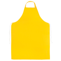 PVC Apron, PVC, Yellow, 35" W x 45" L FMT Sales Ltd