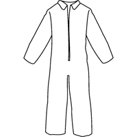 Pyrolon&reg; Plus 2 Disposable FR Coveralls, Small, Blue, FR Treated Fabric FMT Sales Ltd