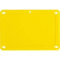 &eacute;tiquette vierge pour vanne, Plastique, 4-3/4" la x 3-1/4" h FMT Sales Ltd