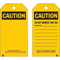 &eacute;tiquettes de s&eacute;curit&eacute; auto-plastifiantes, Polyester, 4" la x 7" h, Anglais FMT Sales Ltd