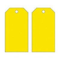&eacute;tiquettes vierges pour la pr&eacute;vention des accidents, M&eacute;tal, 3" la x 5-3/4" h FMT Sales Ltd