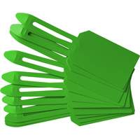 Blank Plastic Lock-On Tags, Plastic, 3-1/4" W x 5-4/5" H, Blank FMT Sales Ltd