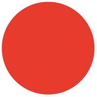 &eacute;tiquettes rondes inscriptibles, Cercle, 3" lo x 3" la, Rouge FMT Sales Ltd