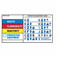 &eacute;tiquettes de protection pour &eacute;quipement, Polyester, Feuille, 5" lo x 3" la FMT Sales Ltd