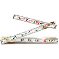 R&egrave;gle de maçon Red End, 6' lo, Bois, Graduations de 1/16" FMT Sales Ltd