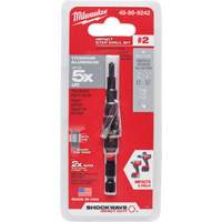 #2 Shockwave Impact Duty Step Drill Bit, 3/16" - 1/2" , 1/16" Increments, Titanium FMT Sales Ltd