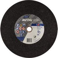 Metal A Chop Saw Cut-Off Wheel, 14" x 3/32", 1" Arbor, Type 01/41, Aluminum Oxide, 4365 RPM FMT Sales Ltd