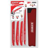 Jeu de lames de scie alternative pour d&eacute;molition du m&eacute;tal et du bois avec clous FMT Sales Ltd