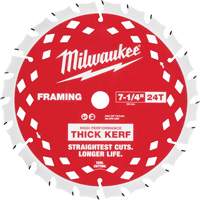 Thick Kerf Framing Circular Saw Blade, 7-1/4", 24 Teeth, Wood Use FMT Sales Ltd