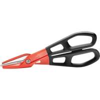 13" Serrated Aluminum Tinner Snip with Dipped Handle, 3" Cut Length, Straight Cut FMT Sales Ltd