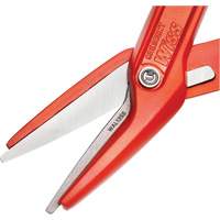 13" Serrated Aluminum Tinner Snip with Dipped Handle, 3" Cut Length, Straight Cut FMT Sales Ltd