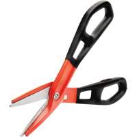 13" Serrated Aluminum Tinner Snip with Dipped Handle, 3" Cut Length, Straight Cut FMT Sales Ltd